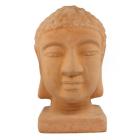 Tuinbeeld Boeddha hoofd terracotta