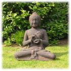 Tuinbeeld Boeddha Dharmachakra Tuinbeeld Boeddha Dharmachakra