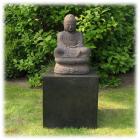 Tuinbeeld Boeddha lotustroon