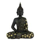Thaise meditatie Boeddha zwart
