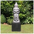 Boeddha longface zilver XL