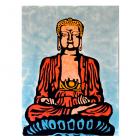 #21: Boeddha kleur zittend