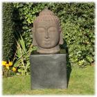 Tuinbeeld Boeddha hoofd middel