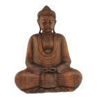 Houten Boeddha meditatie 40cm