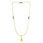 Mala ketting wit yakbeen #1