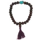 Mala armband rood Sandalhout