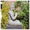 Kwan Yin tuinbeeld zittend_1