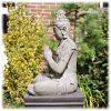 Kwan Yin tuinbeeld zittend_3