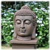 Tuinbeeld Boeddha hoofd 2 M rustiek_5