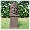 Tuinbeeld Boeddha hoofd 2 M rustiek_6