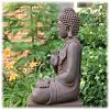 Tuinbeeld Boeddha namaskara rustiek XL_4