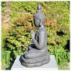 Tuinbeeld Thaise Boeddha XL donker_3