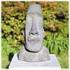 Moai Paaseiland tuinbeeld donker M_1