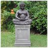 Japanse meditatie Boeddha XL bronslook_5