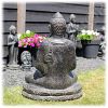 Tuinbeeld namaskara Boeddha 80cm gietsteen_2