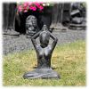 Yoga beeld 32cm gietsteen
