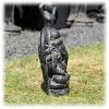 Ganesha tuinbeeld 28cm gietsteen_1