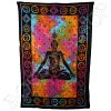 Wanddoek 7 Chakra Boeddha Tie-Dye XL