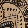 Wanddoek mandala zwart met goud_2