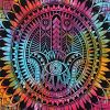 Wanddoek Hamsa Hand van Fatima Tie Dye_1