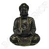 Boeddha swastika meditatie zwart