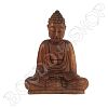 Houten Japanse meditatie Boeddha