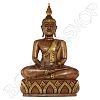 Thaise meditatie Boeddha hout Thaise meditatie Boeddha hout