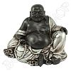Happy Boeddha zwart/zilver