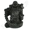 Happy Boeddha met munten groot zwart Happy Boeddha met munten groot zwart