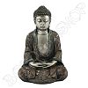 Boeddha meditatie antiek zilver