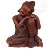 Slapende Indische Boeddha hout 50cm