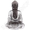 Japanse meditatie Boeddha zwart/zilver