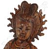 Houten Kwan Yin staand 45cm