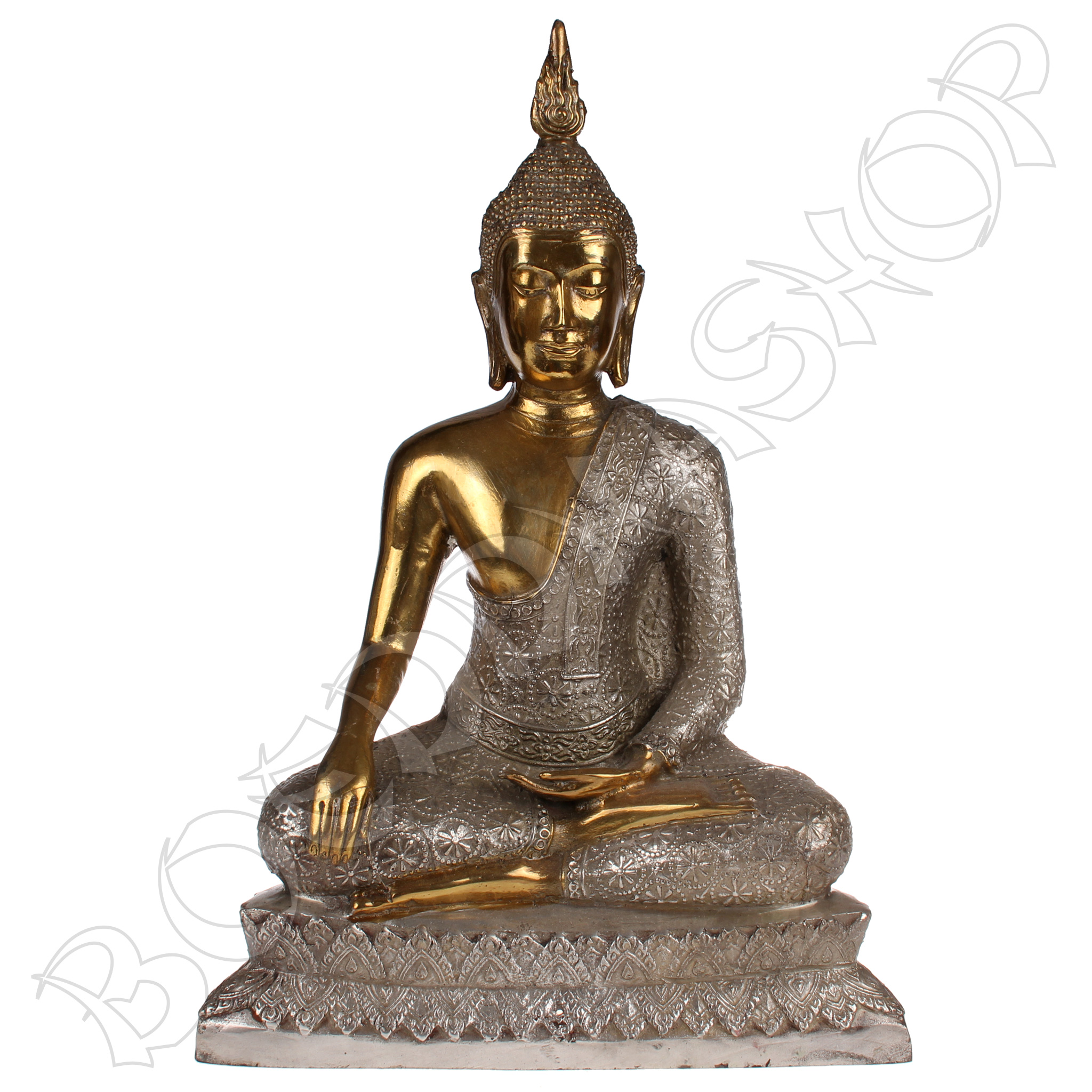 Handgemaakte bronzen Thaise Sukhothai Boeddha