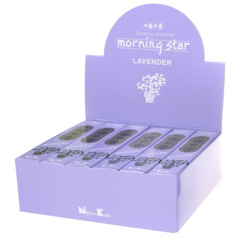 Doos Morning Star Lavender wierook, 12x20g