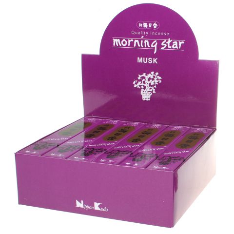 Doos Morning Star Musk wierook, 12x20g