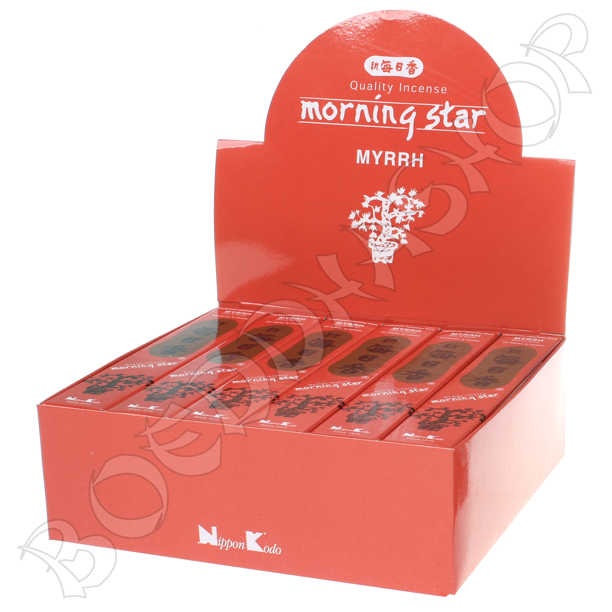 Doos Morning Star Myrrh wierook, 12x20g