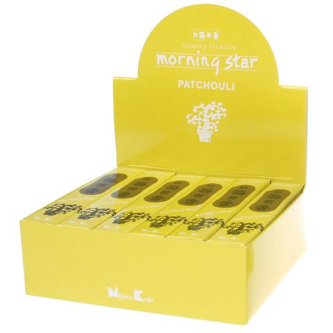 Doos Morning Star Patchouli wierook, 12x20g