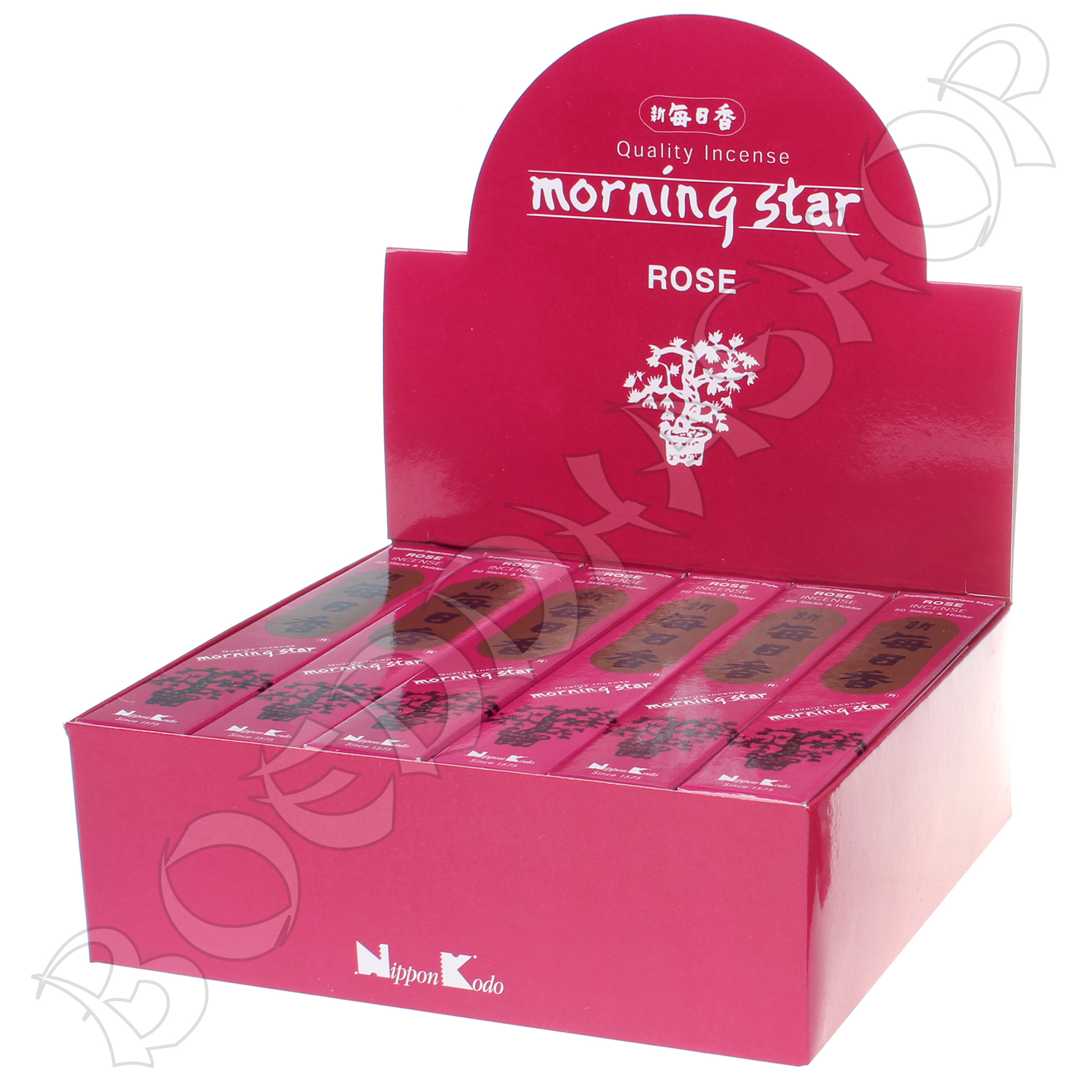 Doos Morning Star Rose wierook, 12x20g