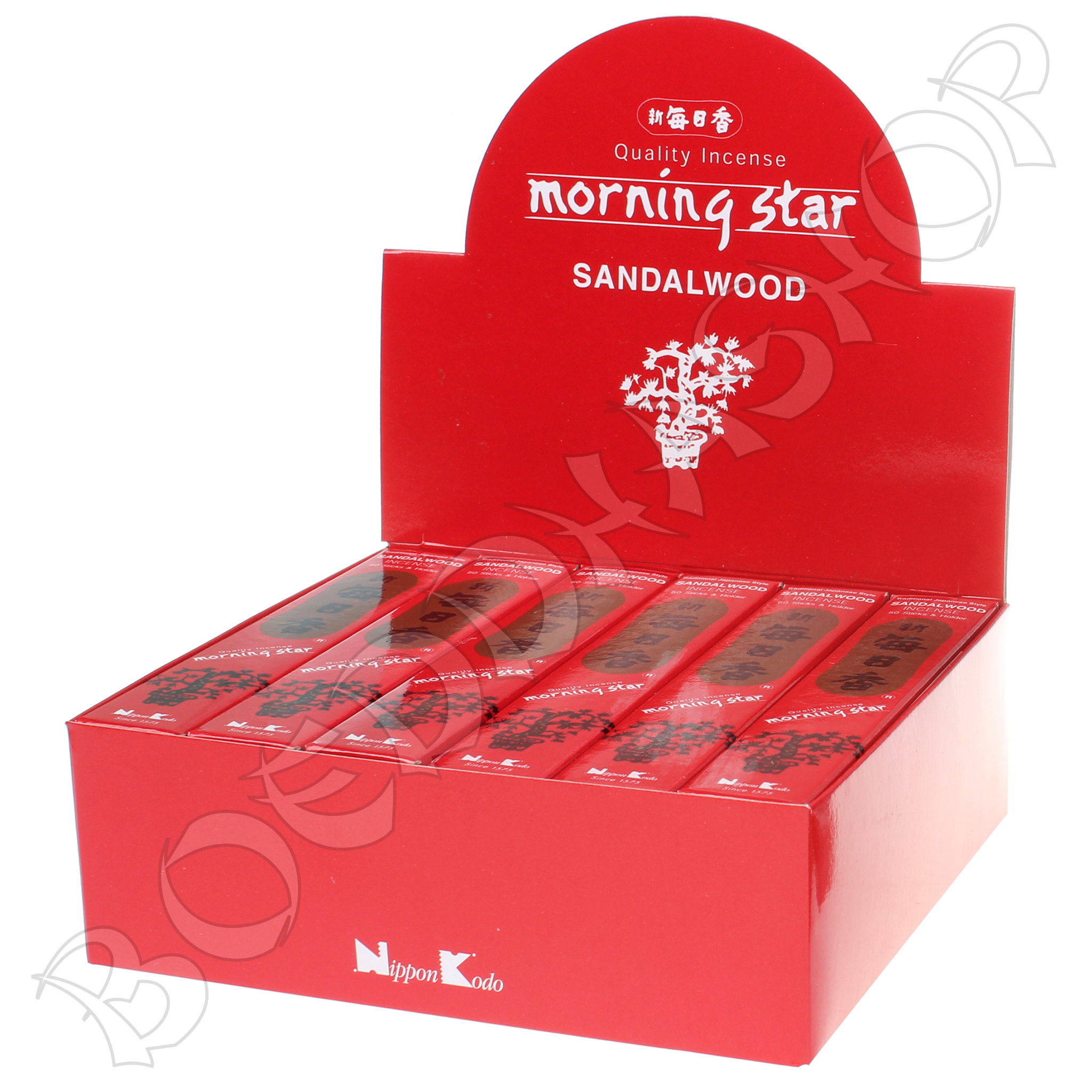 Doos Morning Star Sandalwood wierook, 12x20g