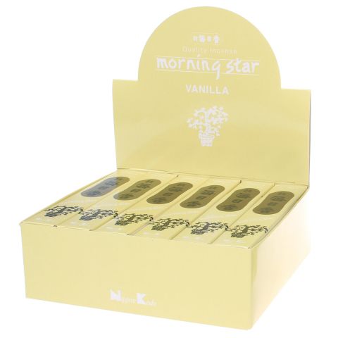 Doos Morning Star Vanilla wierook, 12x20g