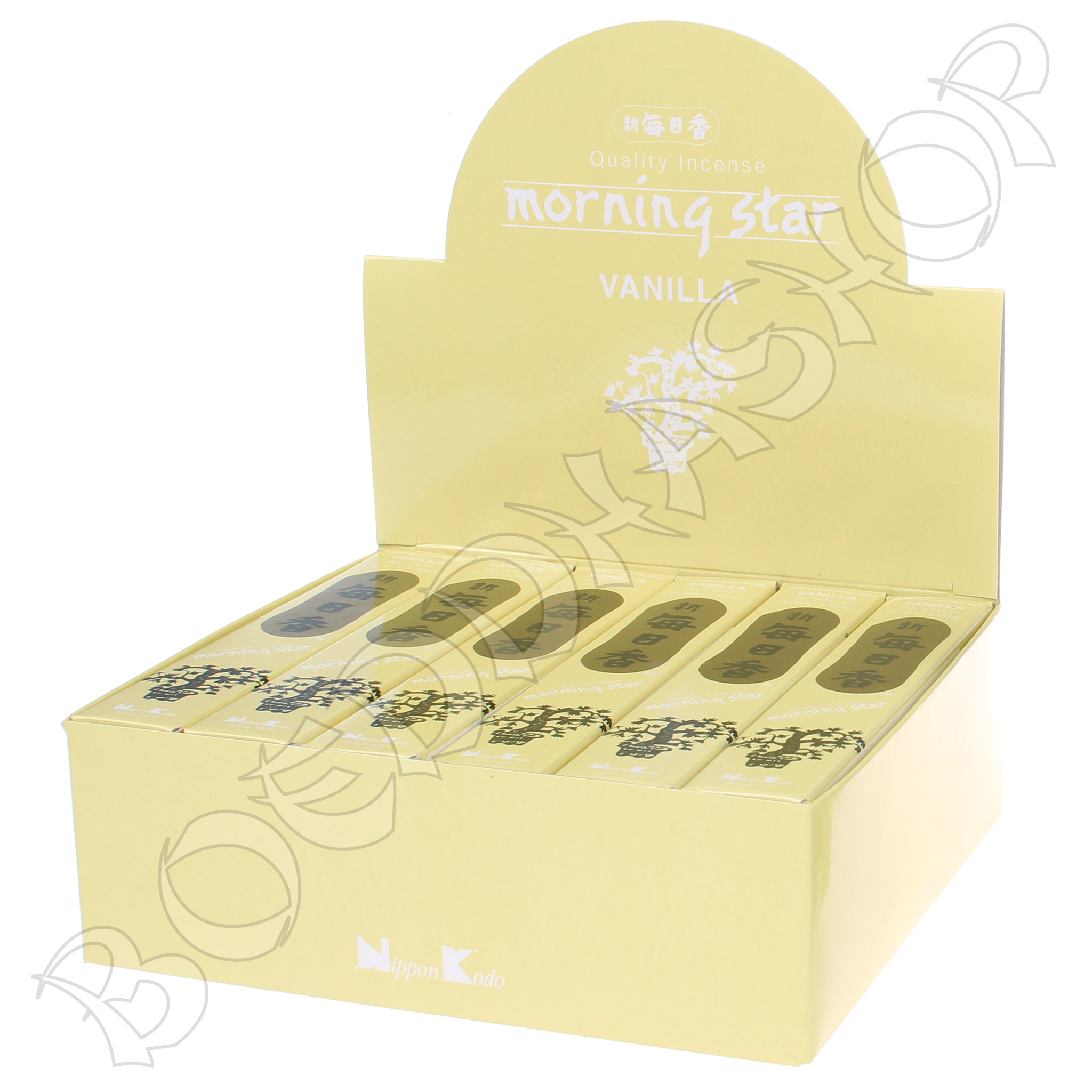 Doos Morning Star Vanilla wierook, 12x20g