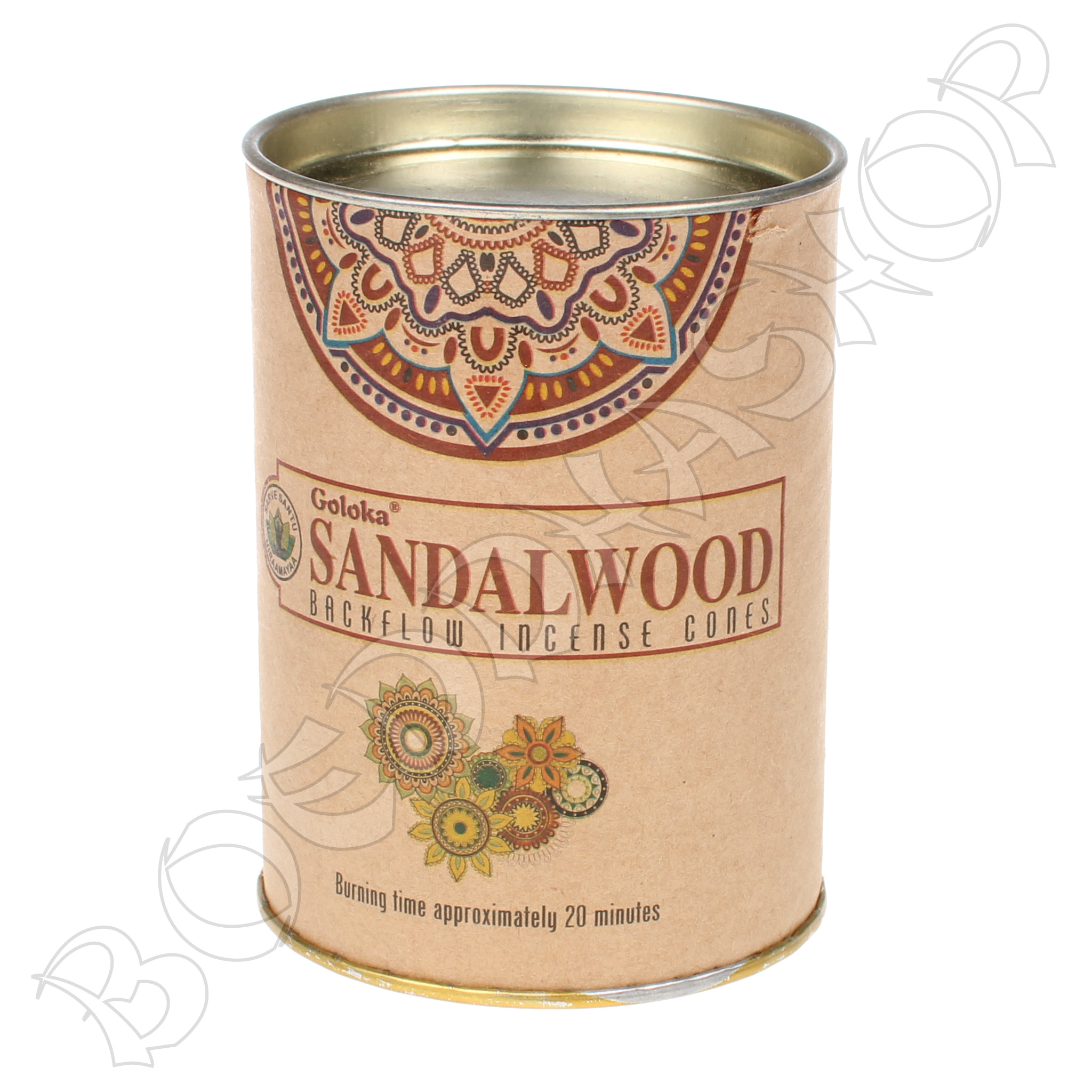 Goloka Sandalwood backflow wierook kegels