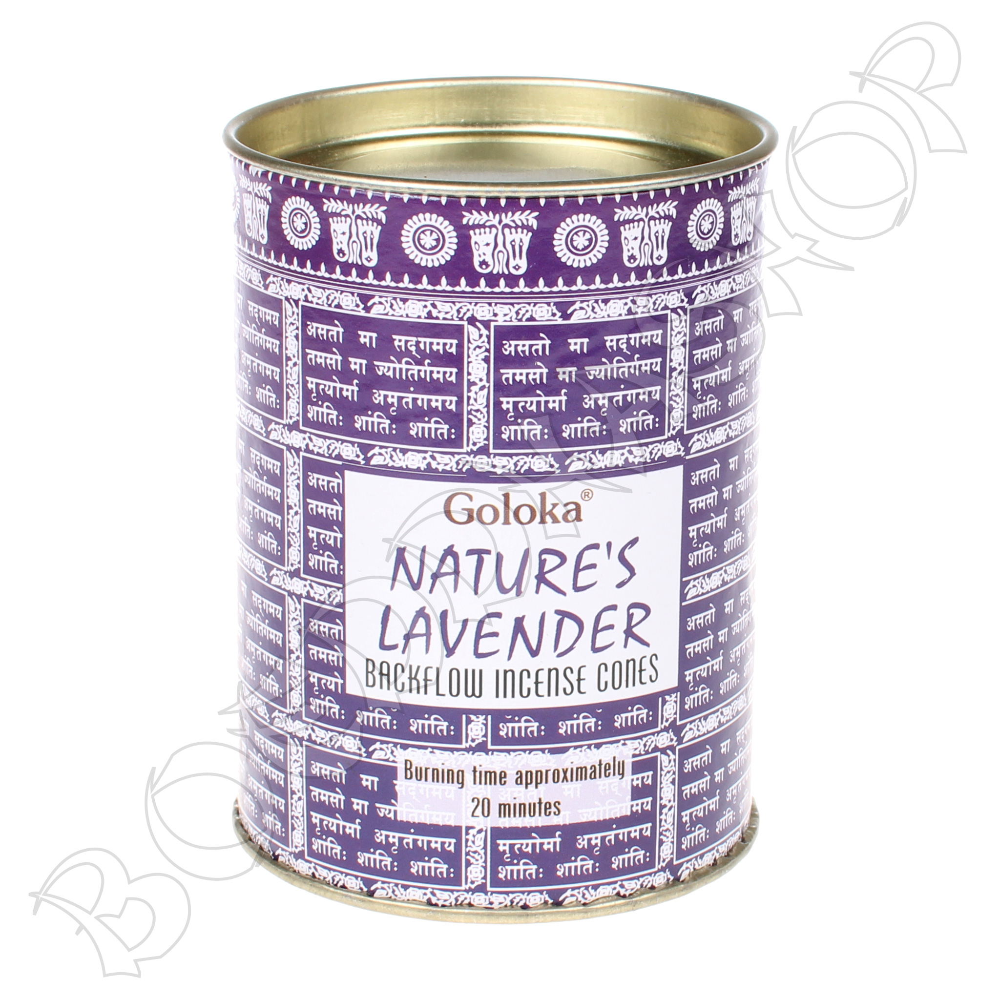 Goloka Natures Lavender backflow wierook kegels