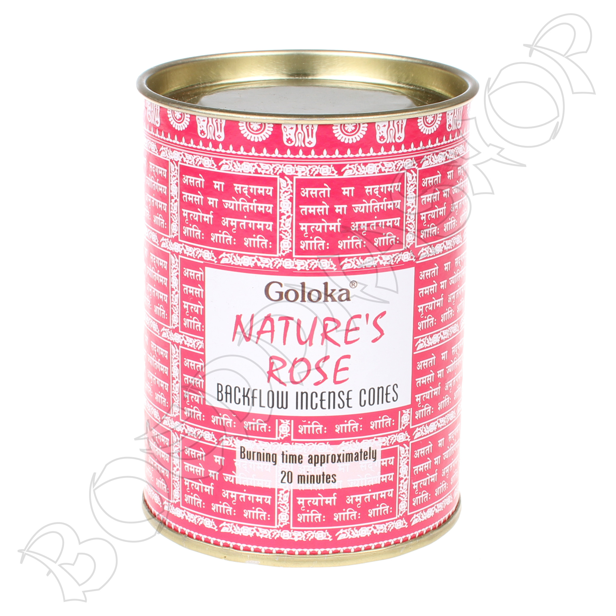 Goloka Natures Rose backflow wierook kegels