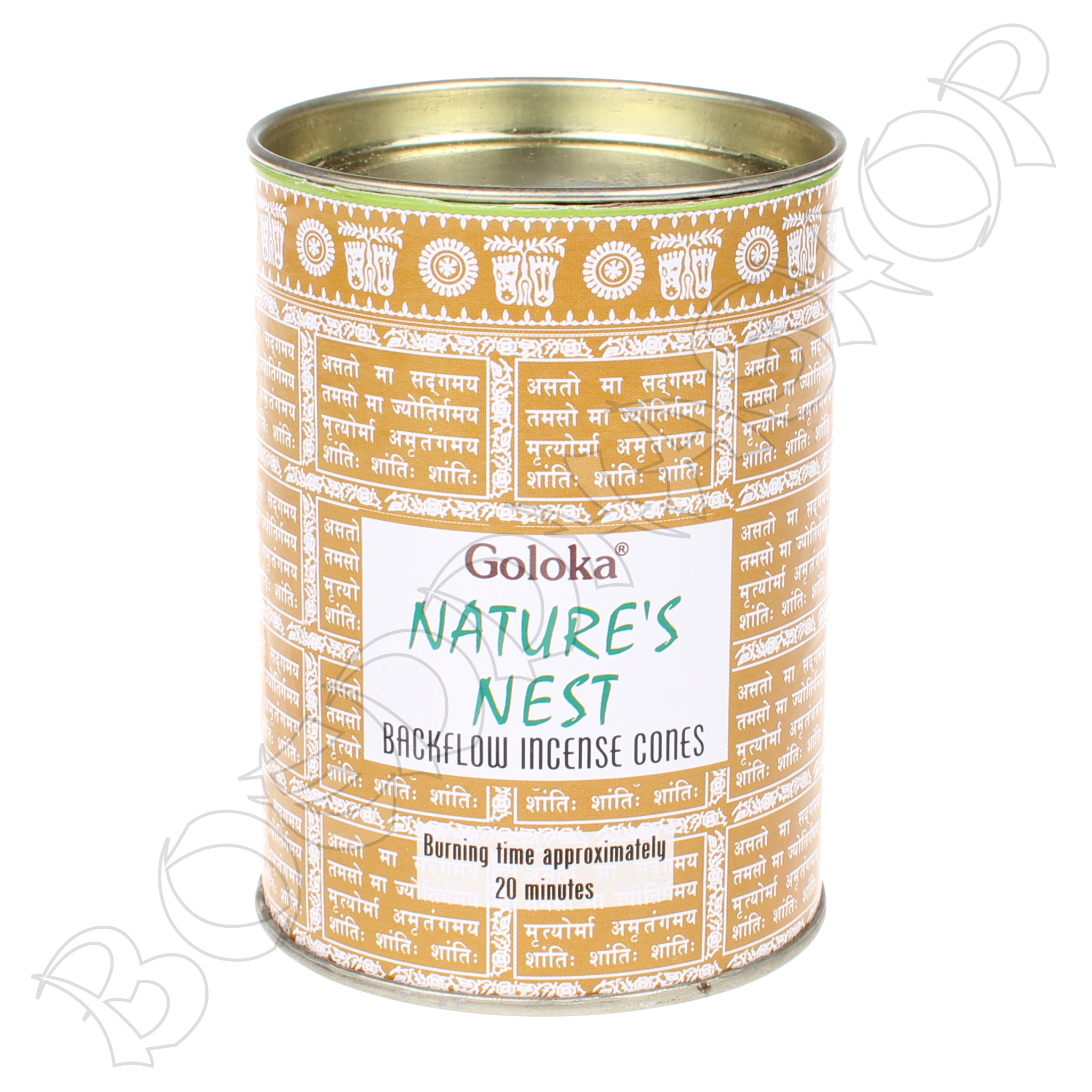 Goloka Natures Nest backflow wierook kegels