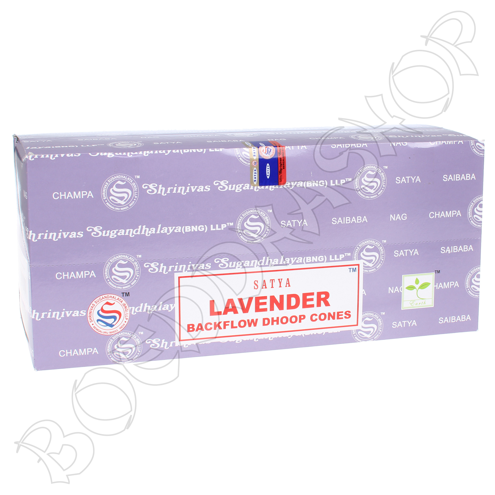 Doos Nag Champa Lavender backflow wierook