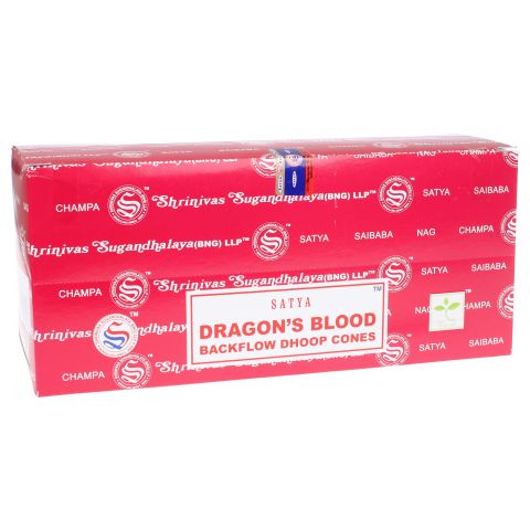 Doos Nag Champa Dragons blood backflow wierook