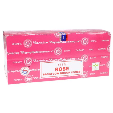 Doos Nag Champa Rose backflow wierook