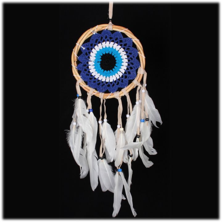 Dromenvanger boze oog M gehaakt 17cm